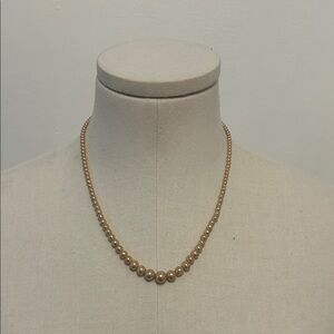 Antique Faux Pearl Necklace